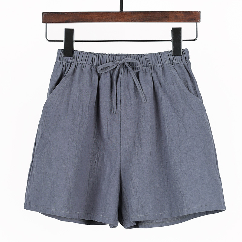 Quần shorts đũi nữ siêu mát mùa hè