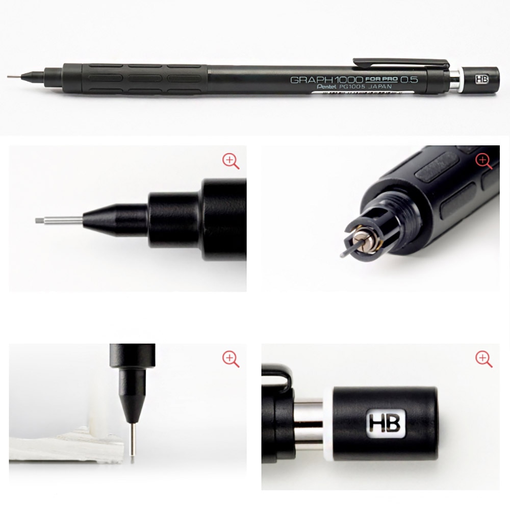Bút chì bấm cơ khí Pentel graph 1000 for Pro