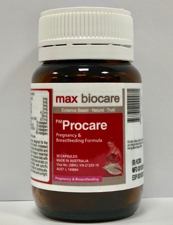 Procare - Bổ Cho Bà Bầu lọ 30 viên