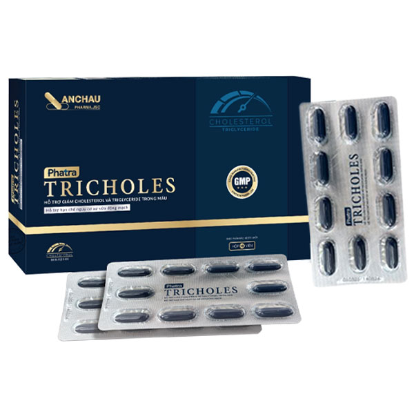 Phatra Tricholes Hỗ trợ giảm cholesterol và triglyceride trong máu