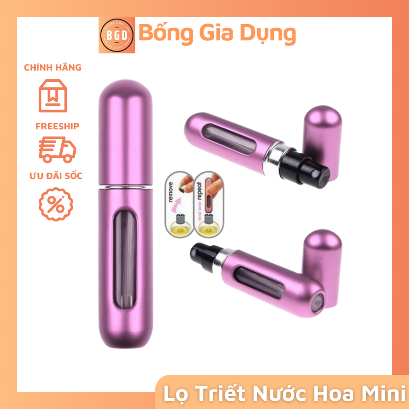 Combo 2 lọ chiết nước hoa dạng xịt bỏ túi mang đi du lich