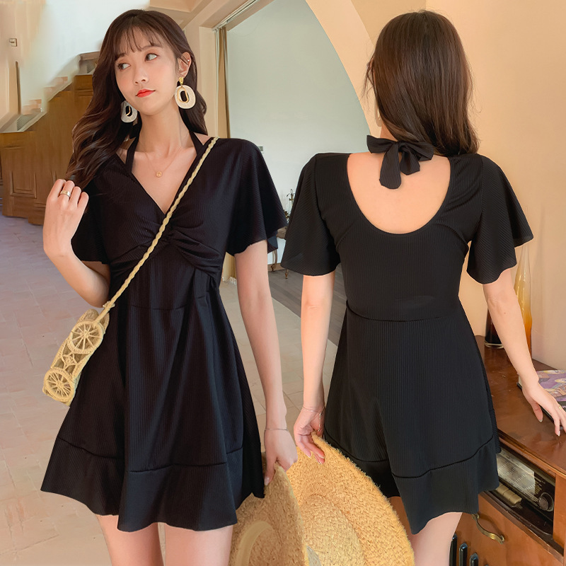 Bikini đi biển bigsize Tuvada bigsize 1 mảnh cao cấp basic mặc được 2 kiểu - BSV13