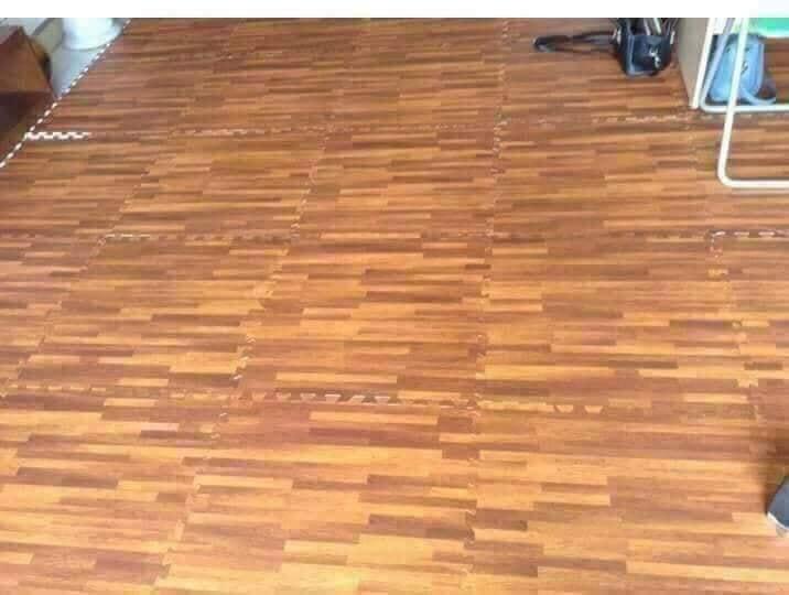 Thảm xốp vân gỗ Âu lạc xịn