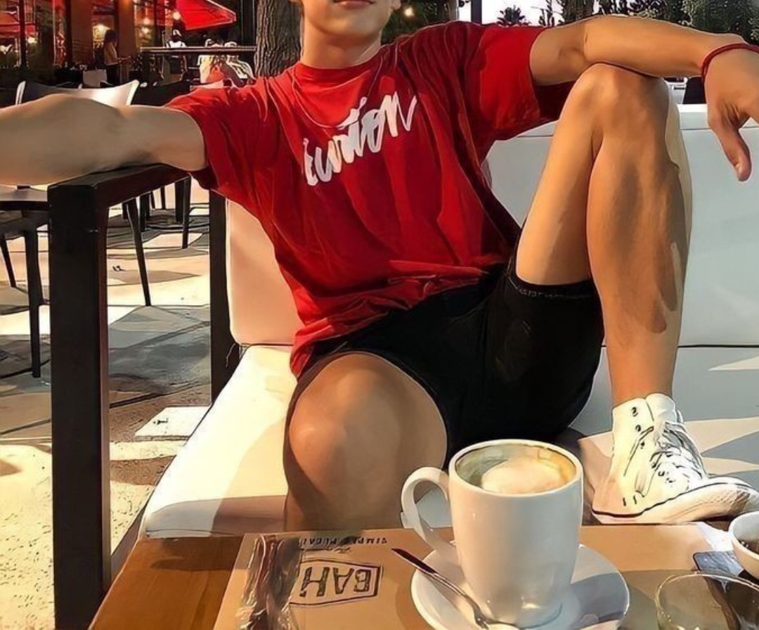 Áo thun Stee BURTON in Red CVC Unisex