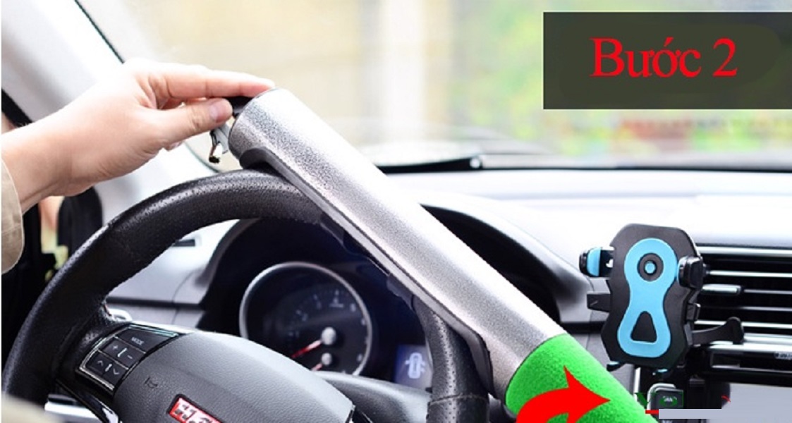 Khóa vô lăng xe hơi TypeR kiểu bóng chày