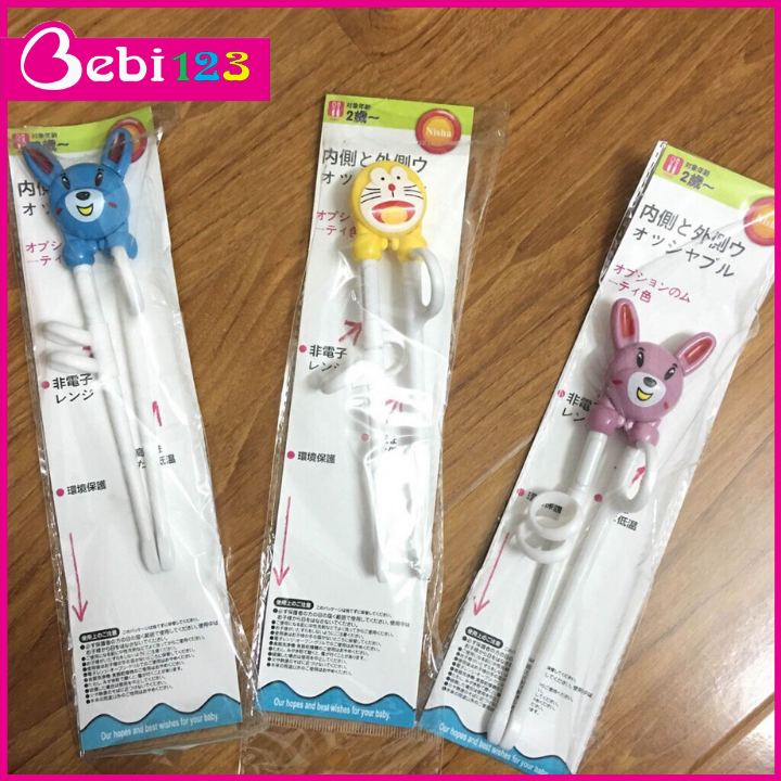 Doraemon-Shaped Chopsticks for Babies