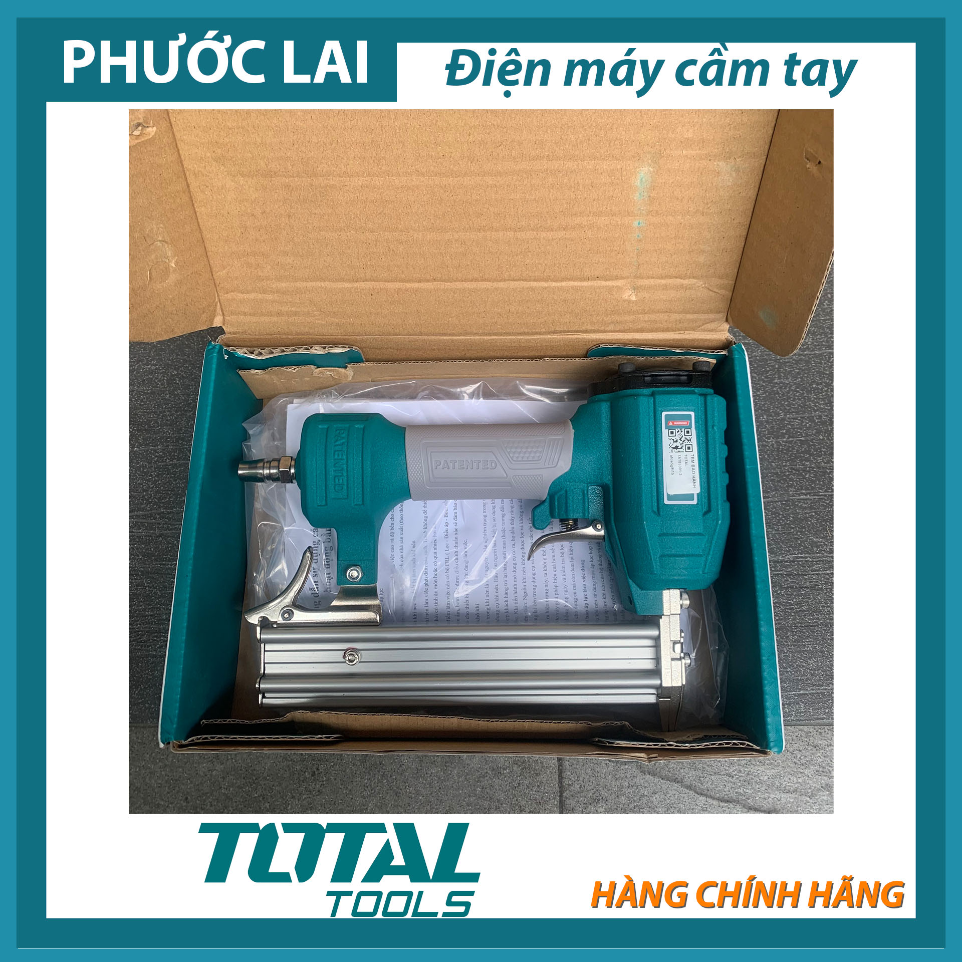Súng bắn đinh thẳng dùng hơi Total TAT83301-3 (dành cho bắn gỗ)