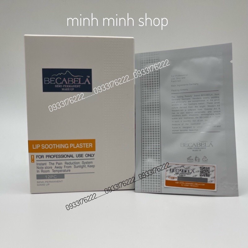 [HCM][1 hộp] Miếng dán môi Hỗ Trợ Trong Phun Xăm