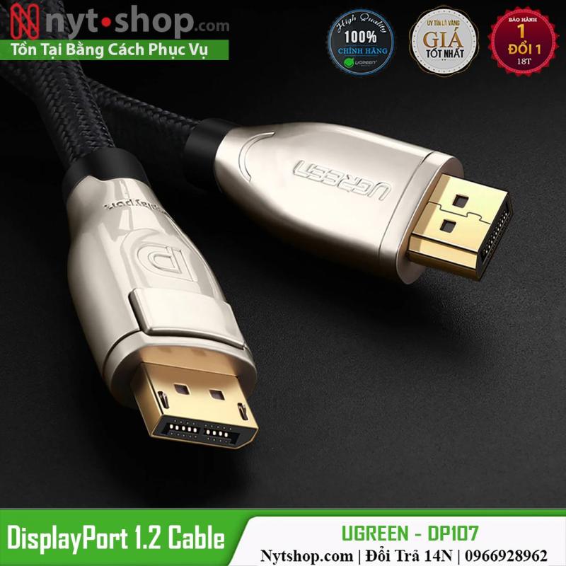 Cáp DisplayPort 1.2 Hỗ trợ 144Hz Bện Lưới cao cấp UGREEN DP107