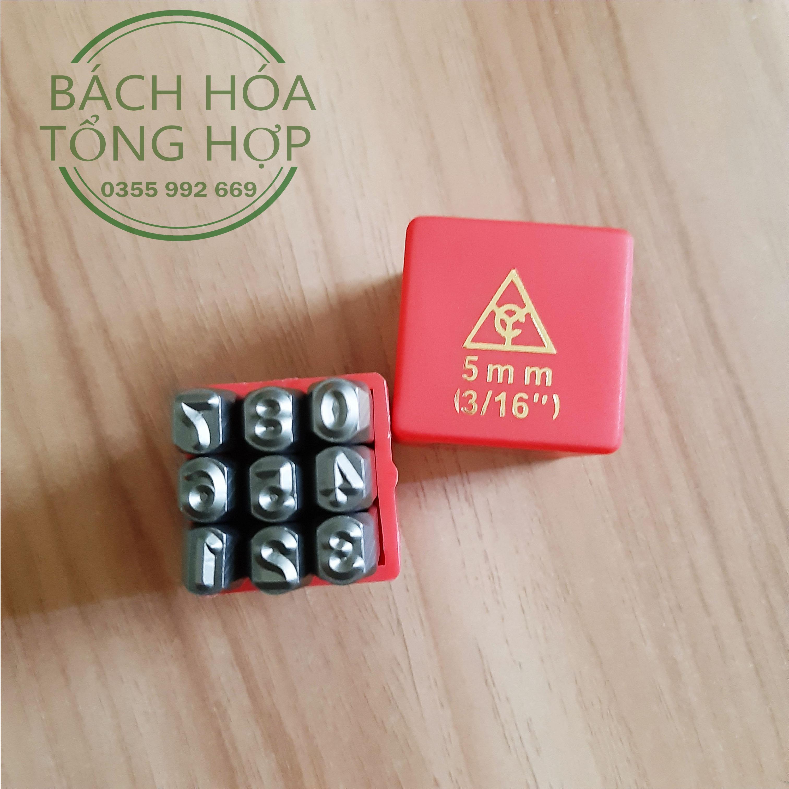 Bộ Đột Chữ Và Số 5mm Chuyên Dụng