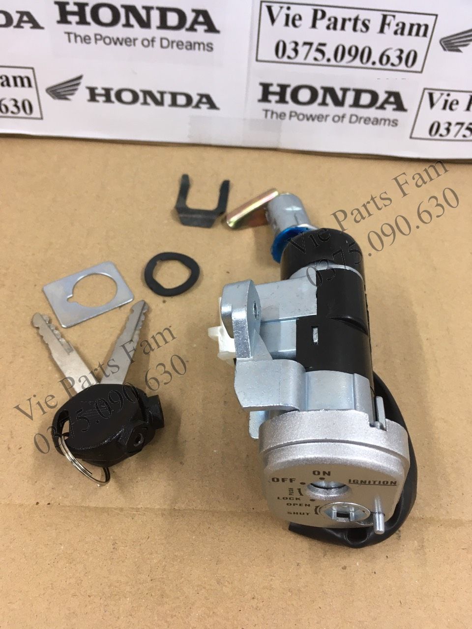 Bộ khóa điện Wave RS 6 dây (Hàng tốt)
