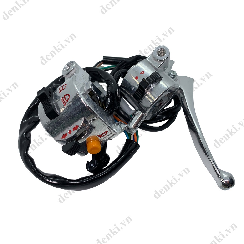Bộ cùm dành cho xe Cub 81 Trung Quốc (Có đề - Giắc hộp)