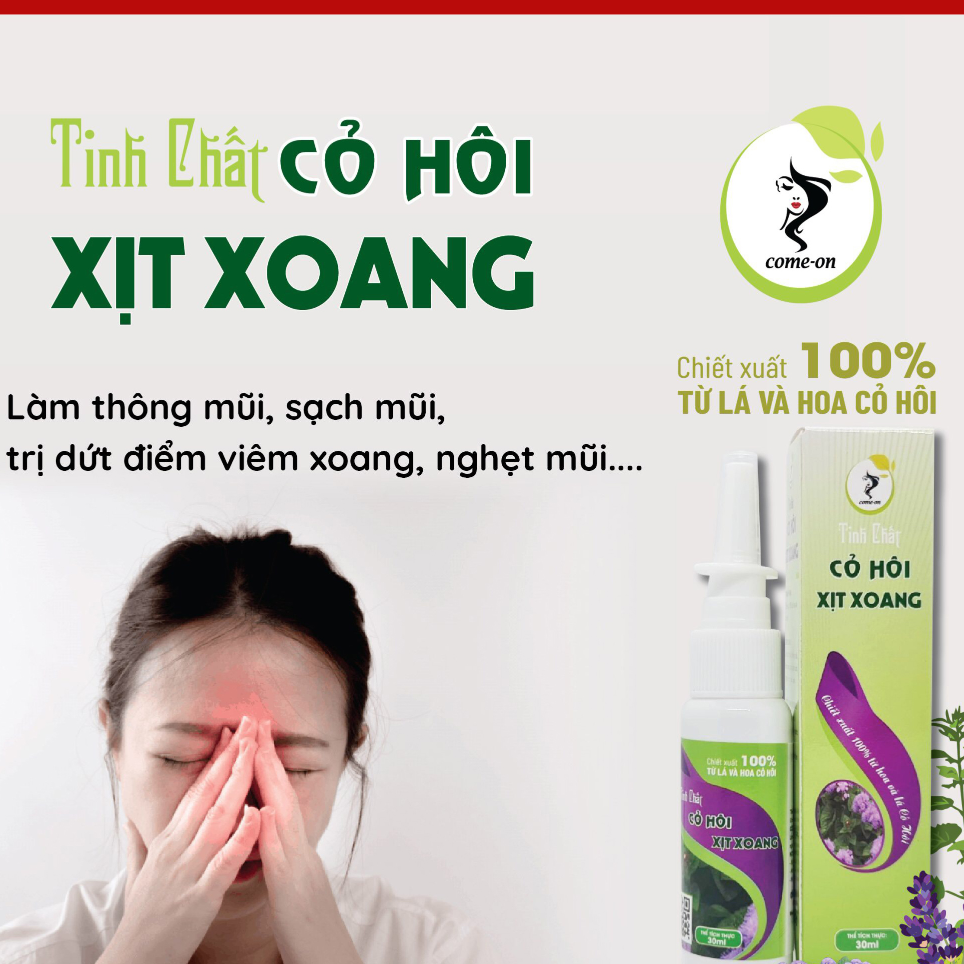 Tinh chất cỏ hôi xịt xoang mũi 30ml