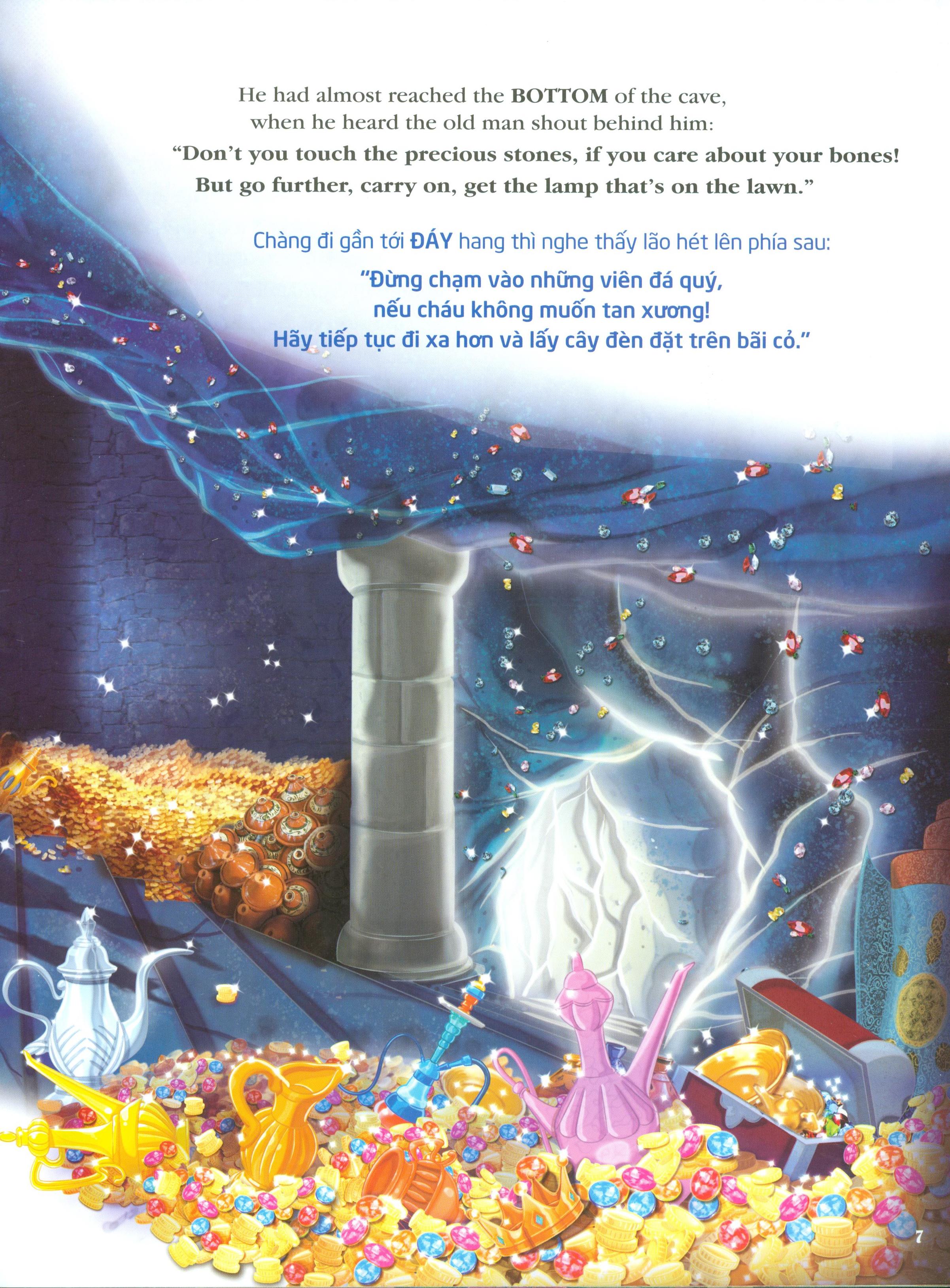 Aladdin Và Cây Đèn Thần (Song Ngữ Anh - Việt)