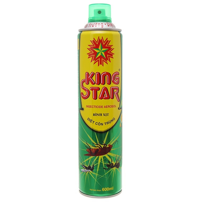 Bình xịt côn trùng King Star hương chanh 600ml