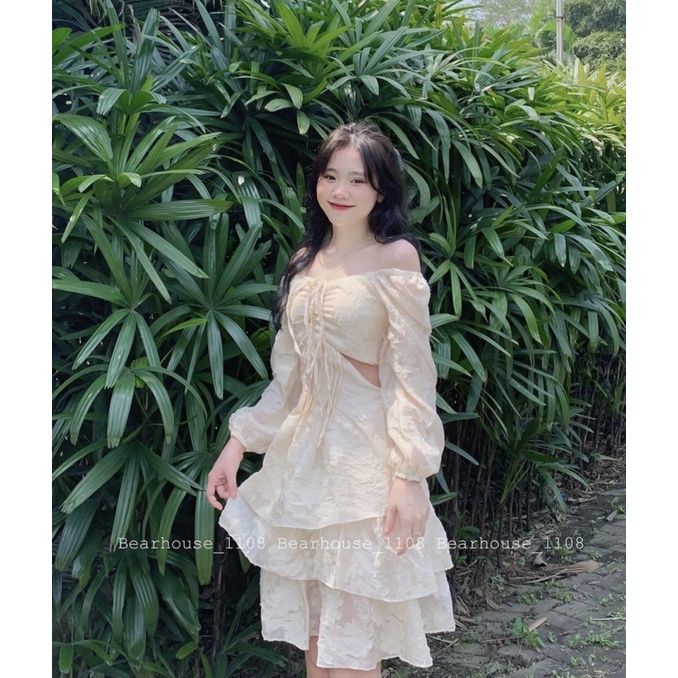 4K7❌ VÁY ĐẦM THIÊN NGA TRẮNG CÔNG CHÚA