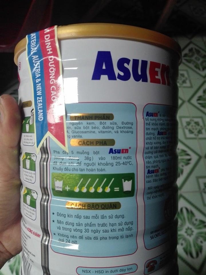 Sữa bột Asuen hỗ trợ xương khớp người lớn tuổi