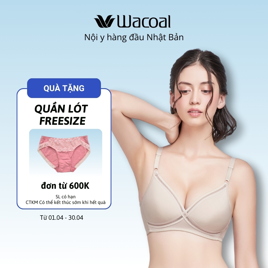 Áo lót Wacoal ILB3213 Magic X Coolness (có size lớn) không gọng thoải mái mút mỏng - LB3213