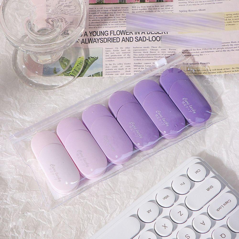 Vỉ 6 Cây Xoá Kéo Dễ Thương 6139 ( 6 Cái/Vỉ )