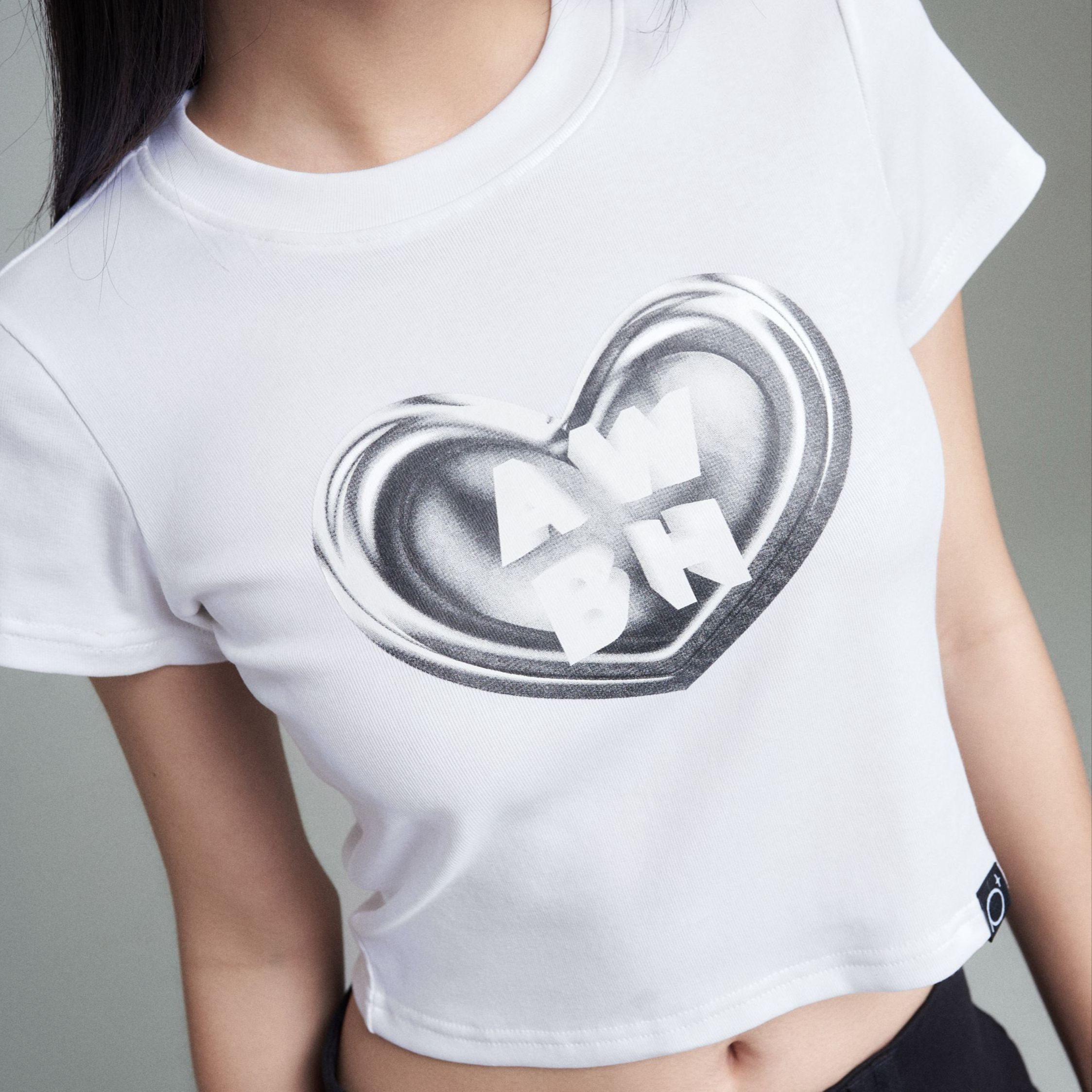 Áo Thun Nữ Oh - Babytee PRADIES Black Heart