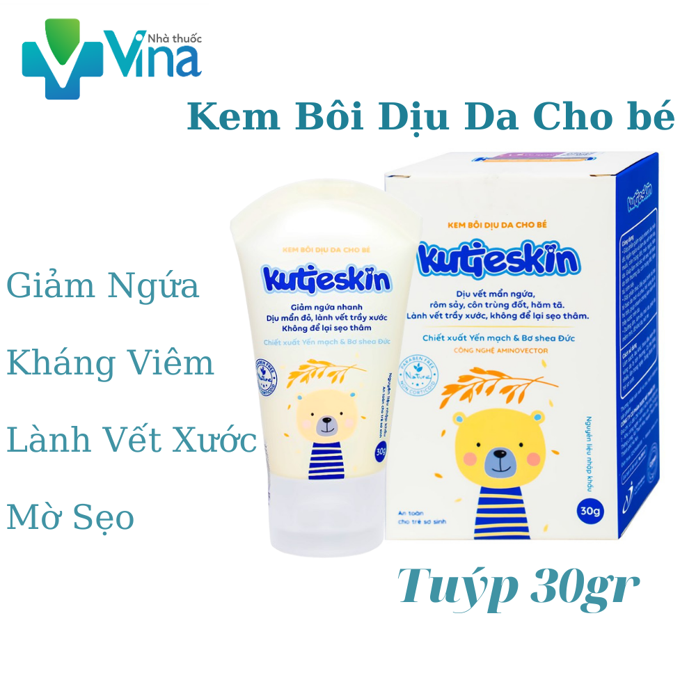 HCMKem Bôi Dịu Da Cho Bé Kutieskin - 30gram