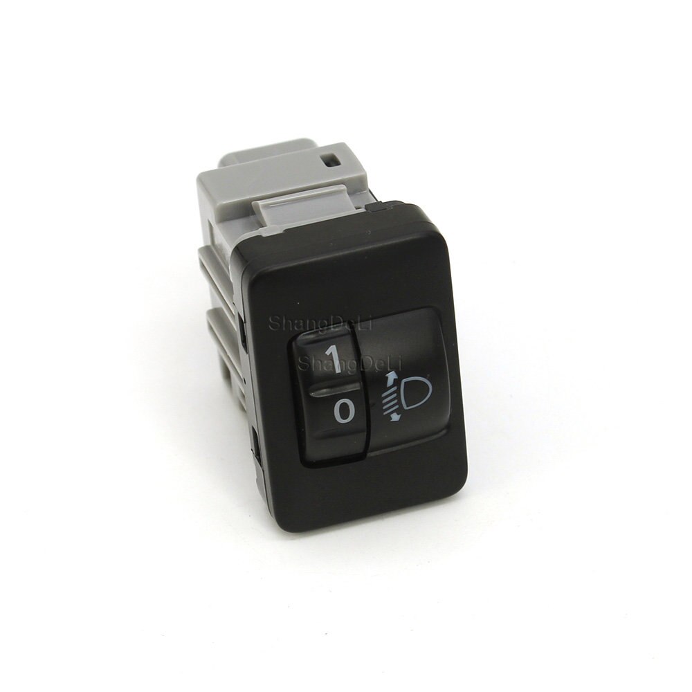 1PC Car Headlight Horizontal Adjustment Switch Light Switch Button For Mitsubishi Outlander xpander Eclipse Cross 2015 2016