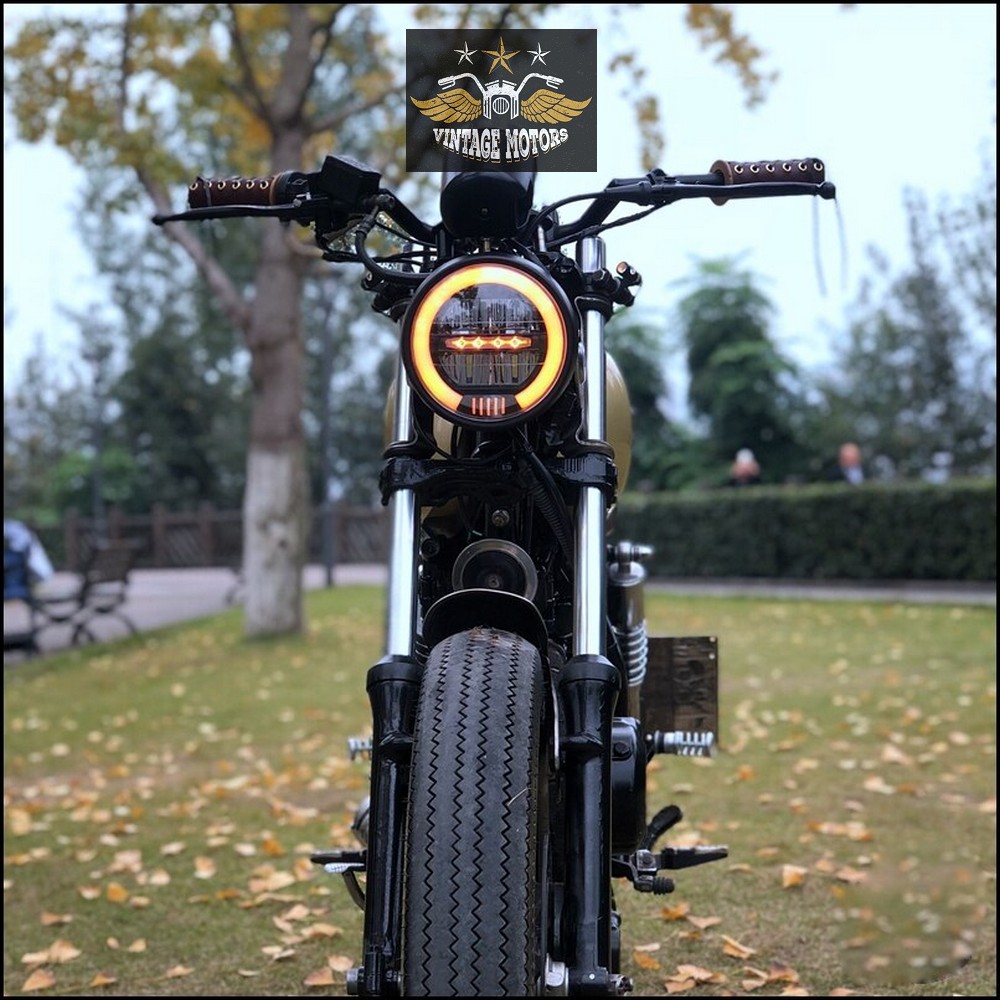 Đèn pha led xe máy classic - Đèn pha xe máy