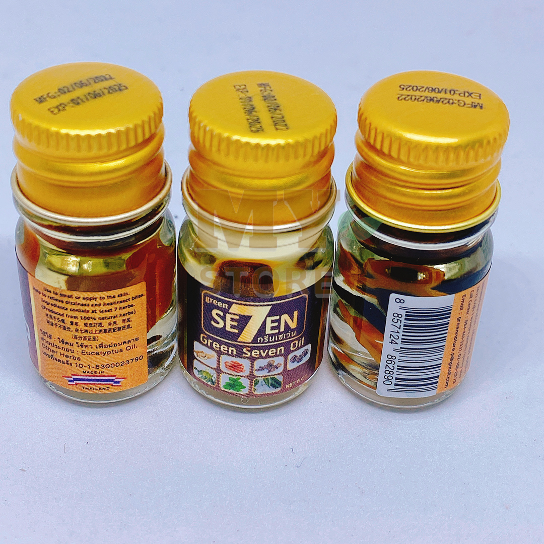 (Chính Hãng) Dầu Nước Seven 7 Vị Thảo Dược Thái Lan 5cc