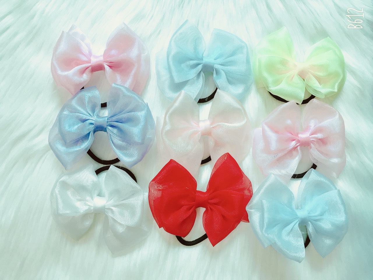 Sỉ 10 dây cột tóc voan (Nhiều mẫu) - phukienteen