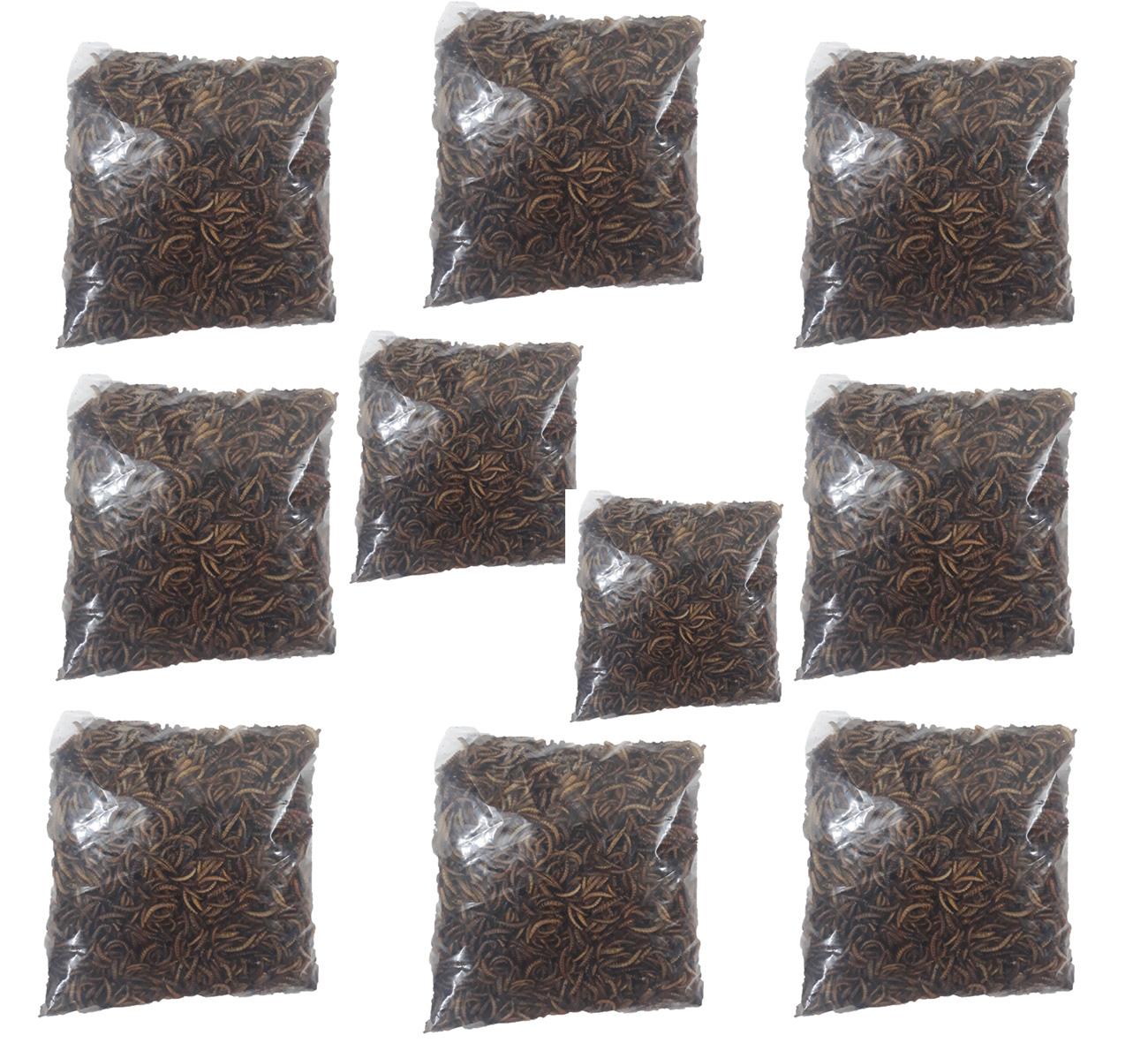 Combo 10 Gói Sâu Khô Cho Chim Ăn 25g - Sâu Khô Cho Gà Trộn Chung Với Cám - Thức Ăn Chim