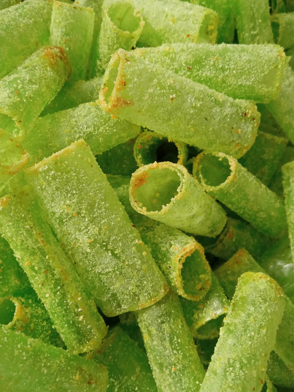 1kg bánh ống trộn phô mai vị lá dứa siêu ngon siêu thơm