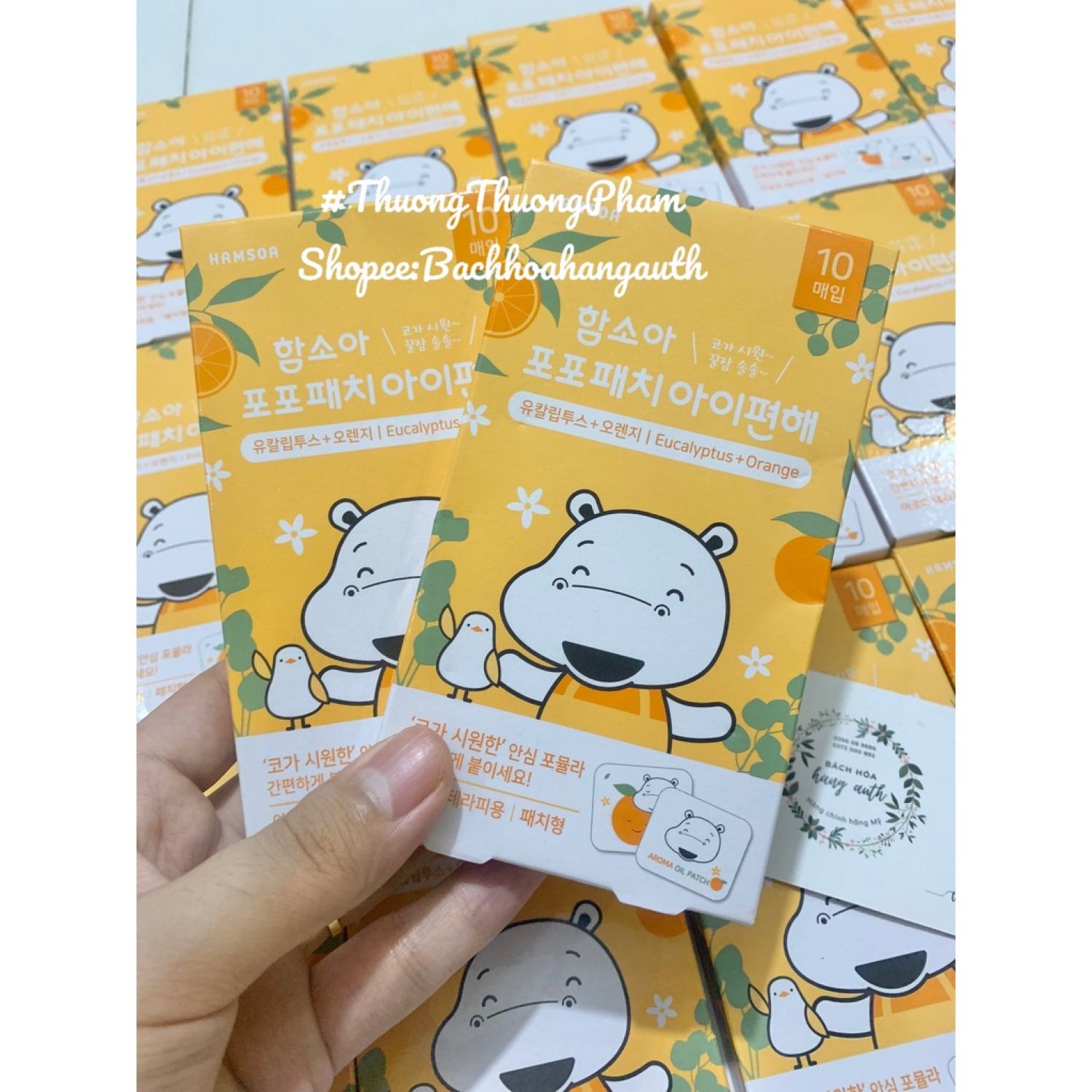 Miếng dán nghẹt mũi , thông mũi Hamsoa