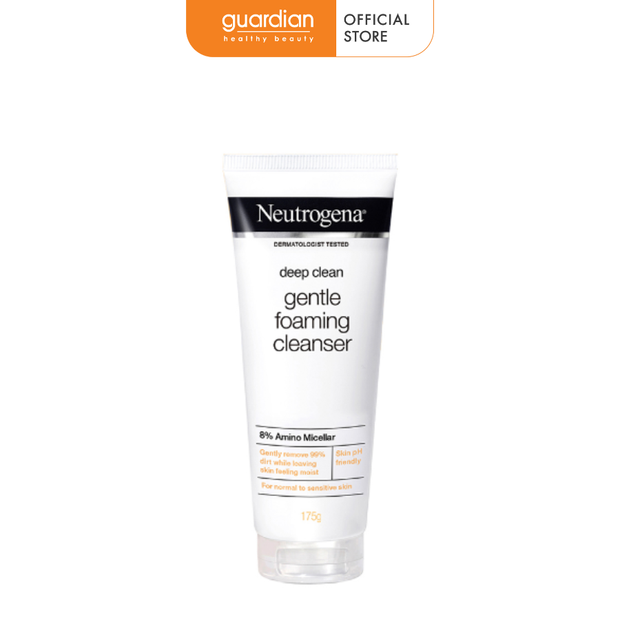 Sữa rửa mặt Neutrogena Deep Clean Foam Cleanser sạch và kiểm soát nhờn 175g