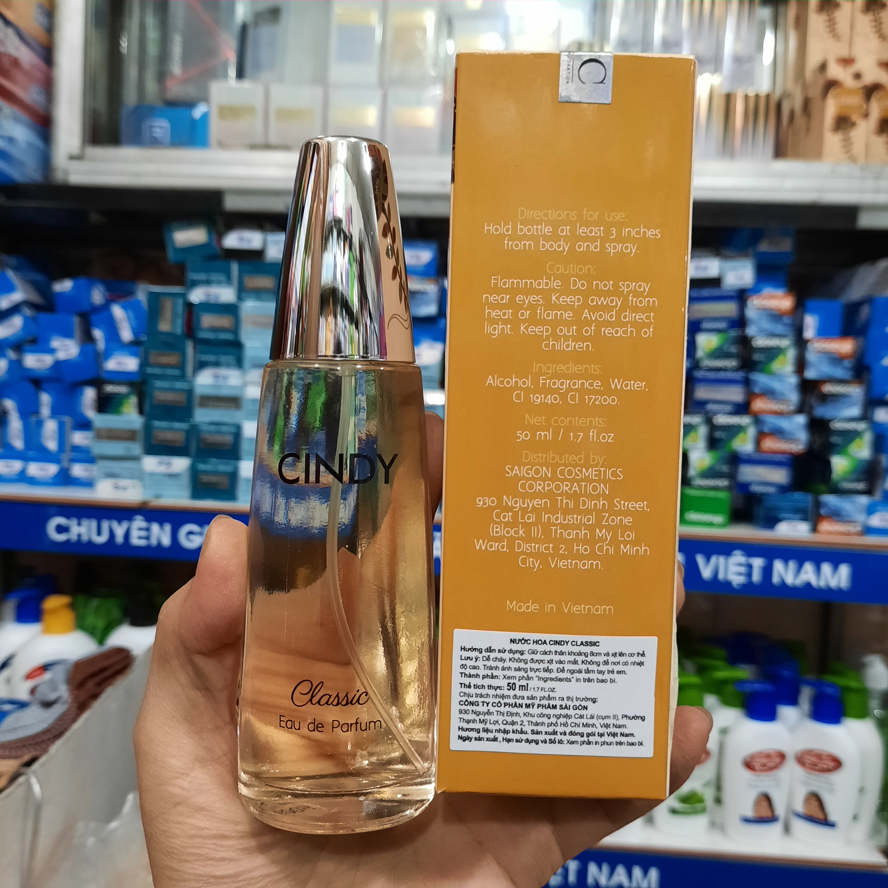 Nước Hoa Nữ Cindy Classic 50ml Chính Hãng