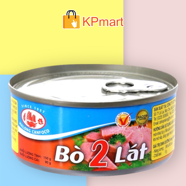 Bò 2 lát Hạ Long Canfoco 150g