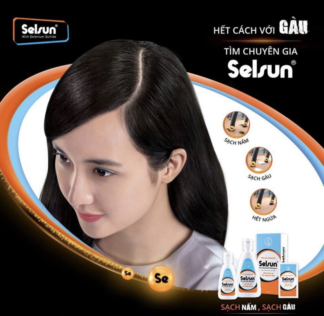 Shampoo anti-dandruff Selsun (100ml)