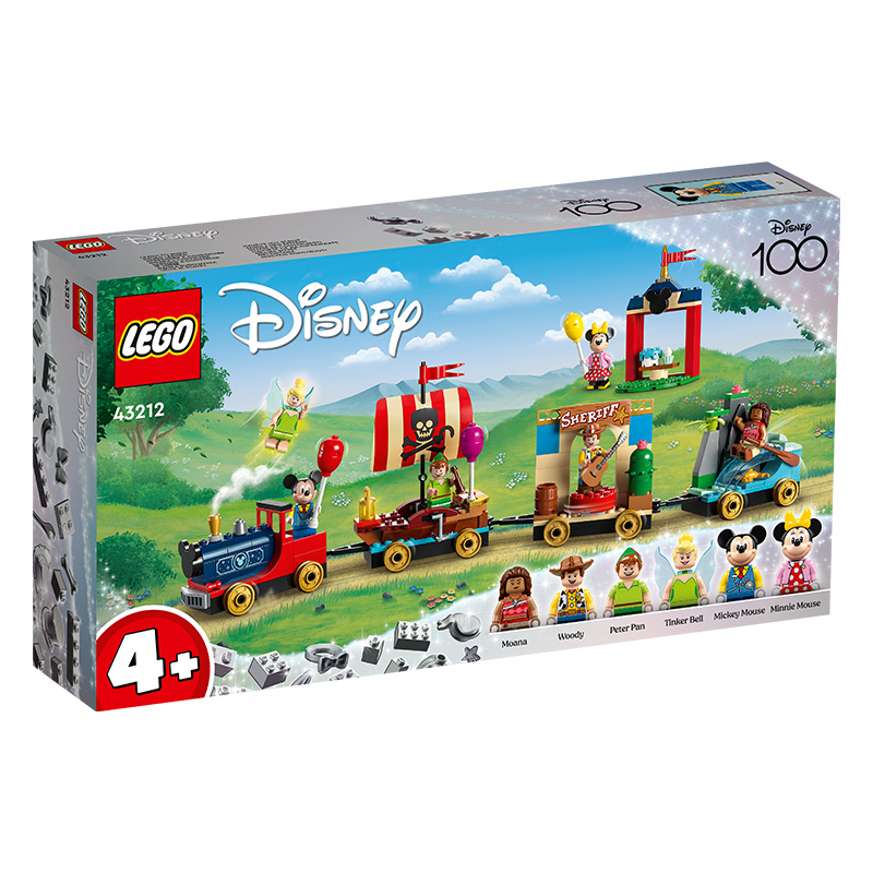 Đồ chơi lego đoàn tàu kỷ niệm disney 100 43212