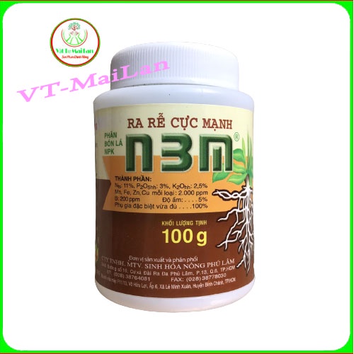 Siêu Kích Rễ N3M Kích Ra Rễ Hủ 100Gr