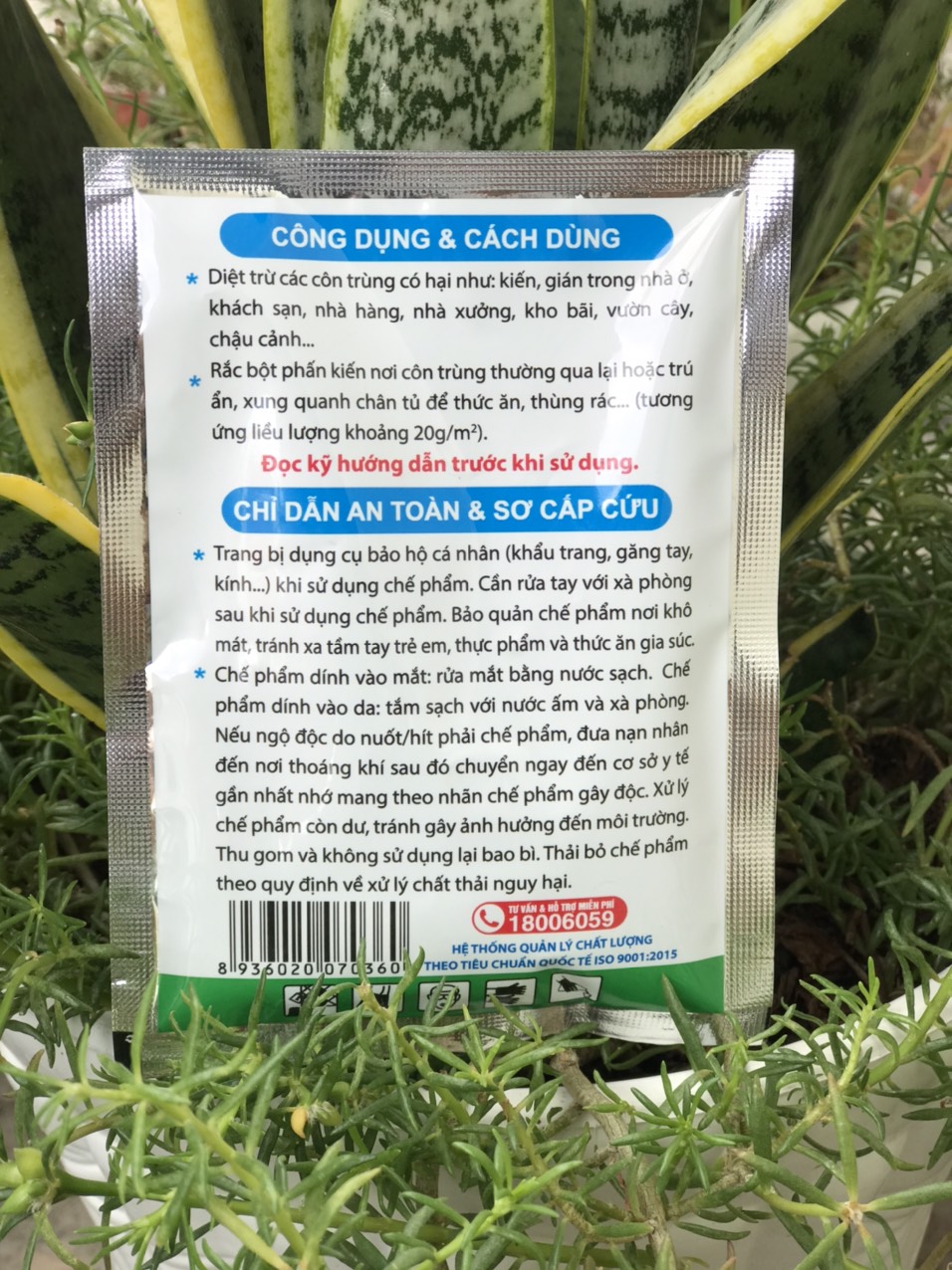Bột phấn diệt kiến vipesco gói 50gr