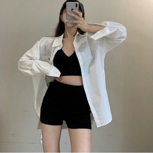 Quần đùi nữ - Quần legging Knit Short Trendy chất thun dày dặn - Mã 827