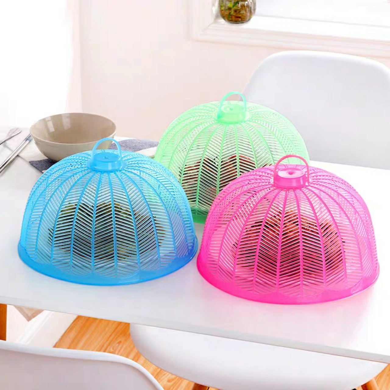 Combo 3 lồng bàn nhựa mini tiện ích