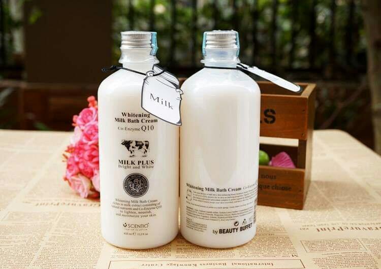 sữa tắm bò milk plus Q10 thái lan 450ml