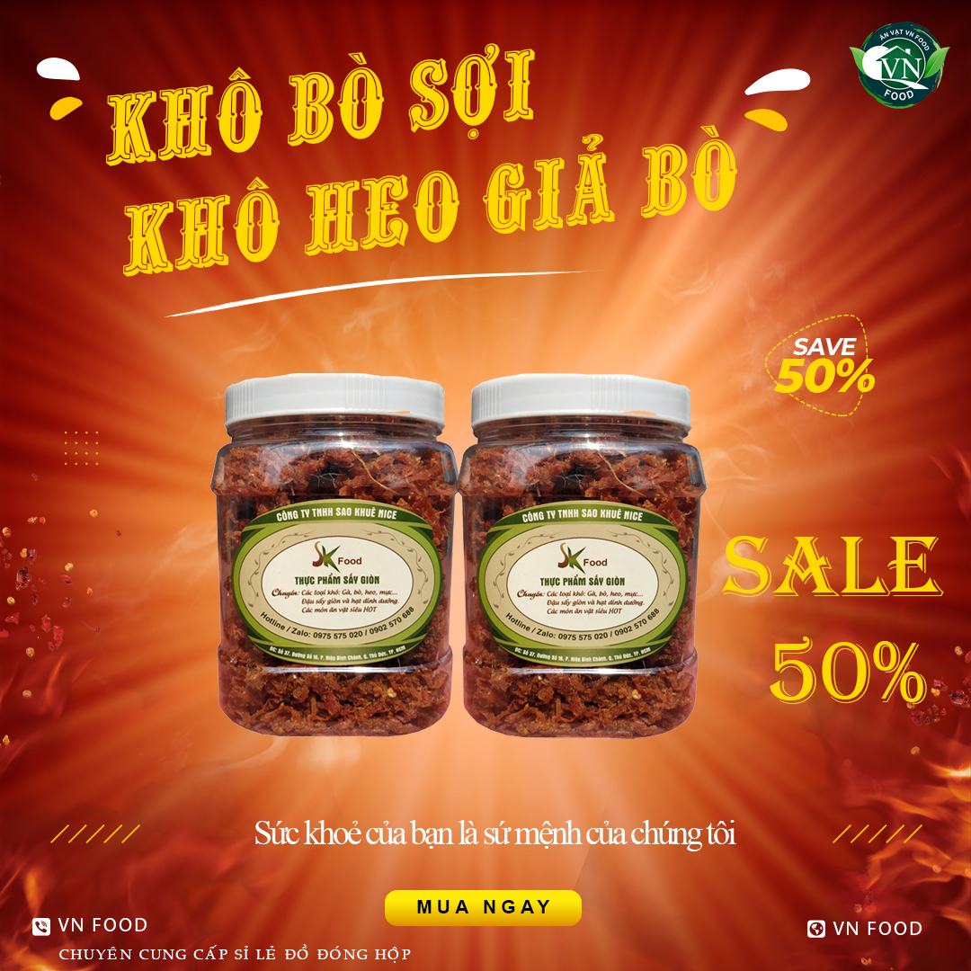 [HCM]Khô bò sợi Hàng đặc biệt (khô heo giả bò) 300g