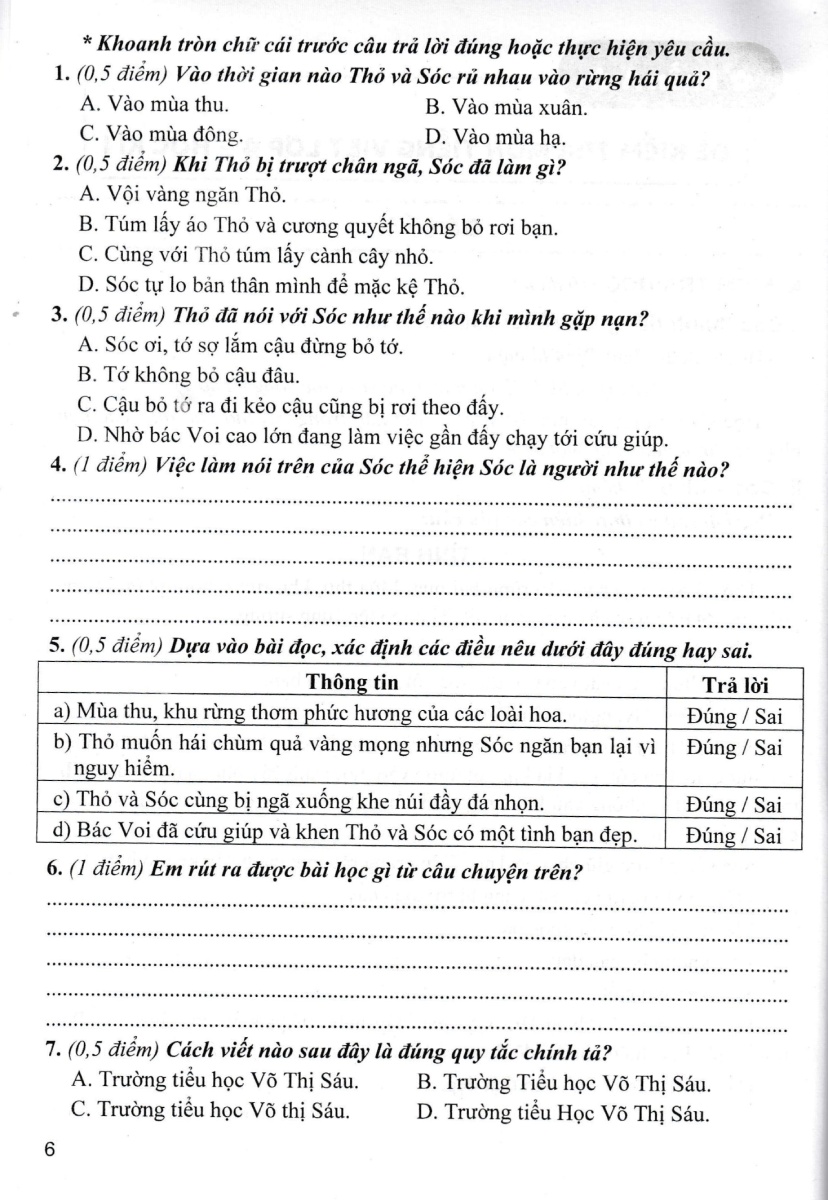 BỘ ĐỀ KIỂM TRA MÔN TIẾNG VIỆT LỚP 4 - TẬP 1 (DÙNG KÈM SGK KẾT NỐI TRI THỨC VỚI CUỘC SỐNG)