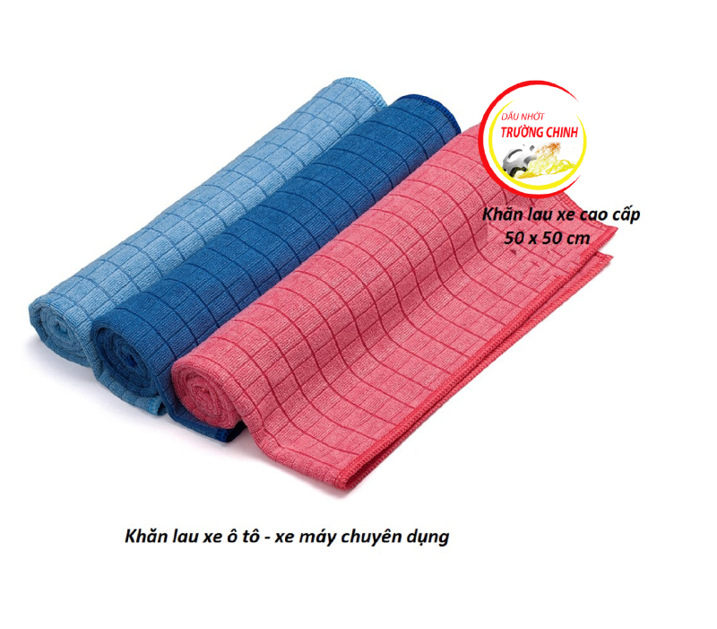 Khăn lau xe máy xe hơi chuyên dụng 50x50cm