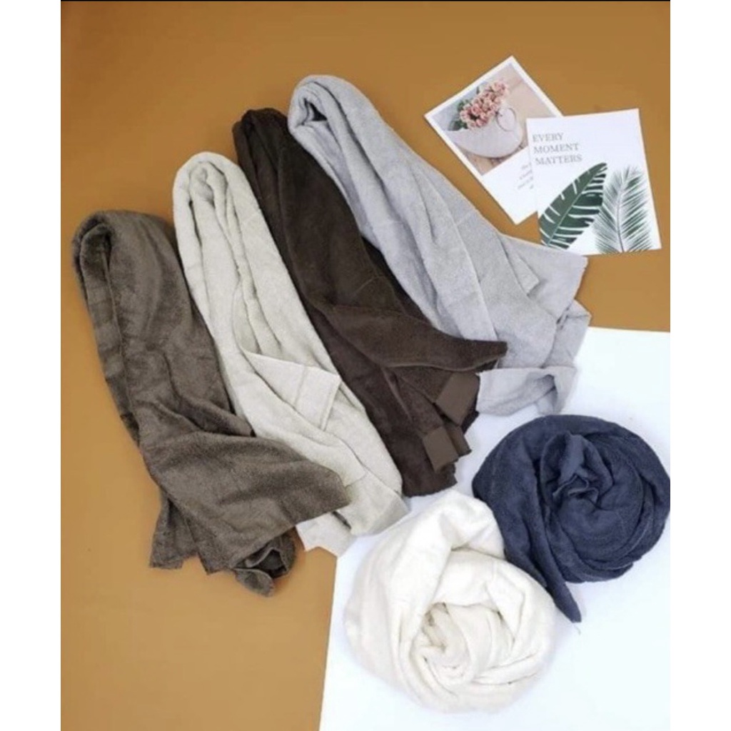 Khăn tắm Muji Organic xuất dư, 290g, KT 60x120, Loại dày đẹp