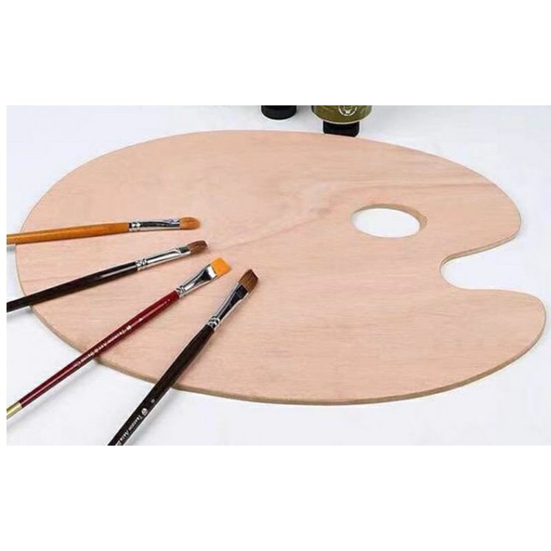 [HCM]KHÂY PHA MÀU VẼ GỖ PALLET, PHA MÀU OVAL,VUÔNG 30x38cm