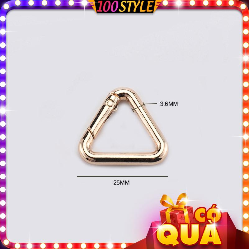 Set of 2 PCs triangular hooks for handbag cord-100style