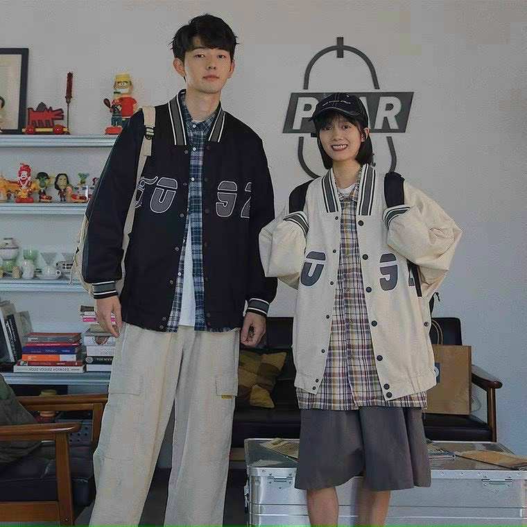 ÁO KHOÁC DÙ BOMBER NÚT BẤM NAM NỮ 7290 THỜI TRANG