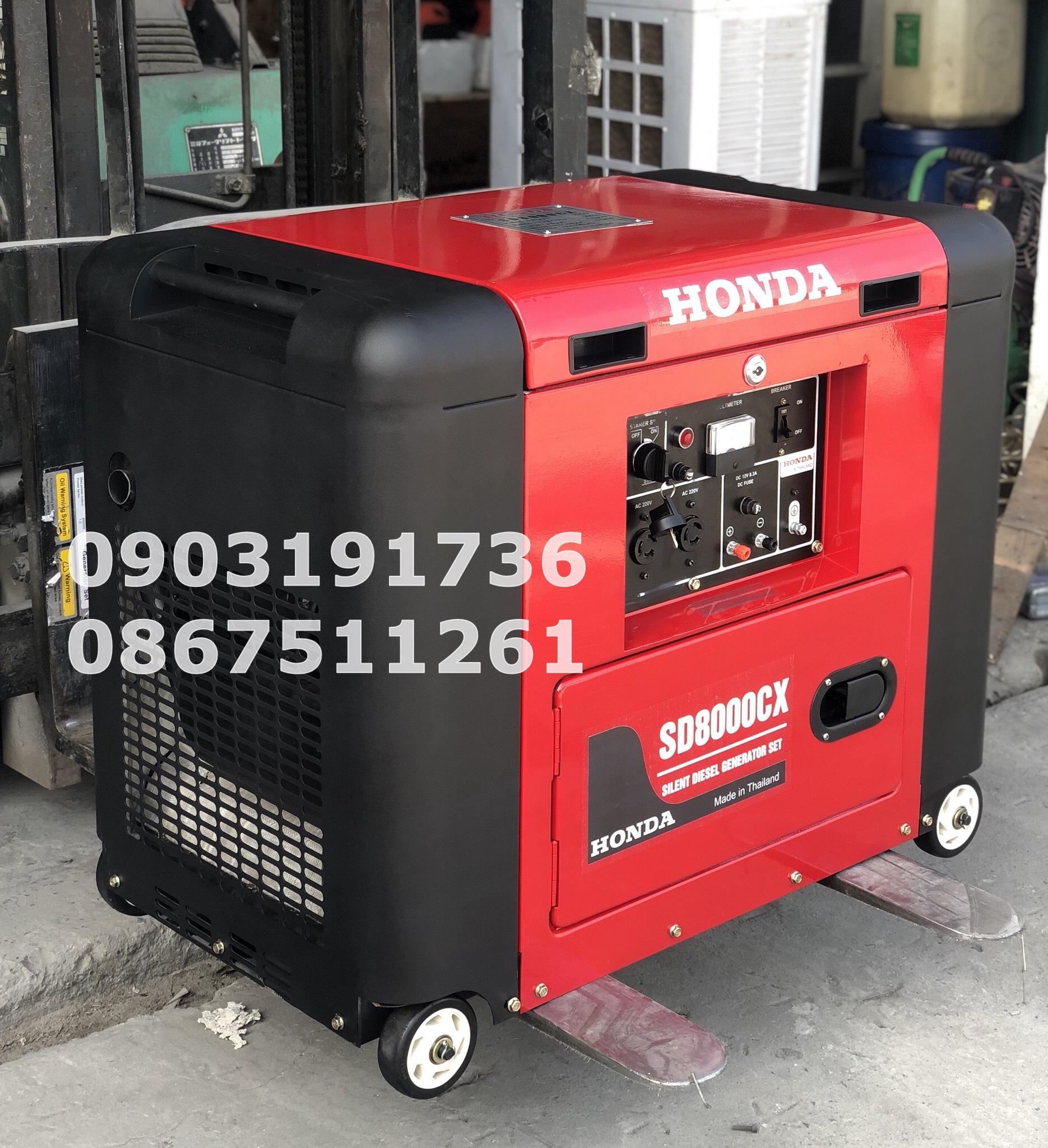 Máy phát điện Honda SD 8000CX đề nổ, siêu chống ồn